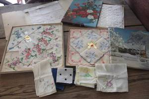 lot 4943 image: IOB Vintage Hankies and More
