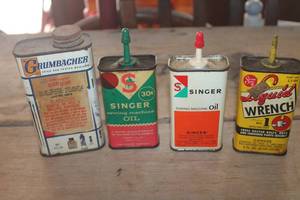 lot 4958 image: Vintage Oil Cans & More