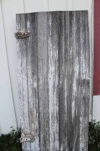 lot 4994 image: Antique Wood Barn Door 35 x 75