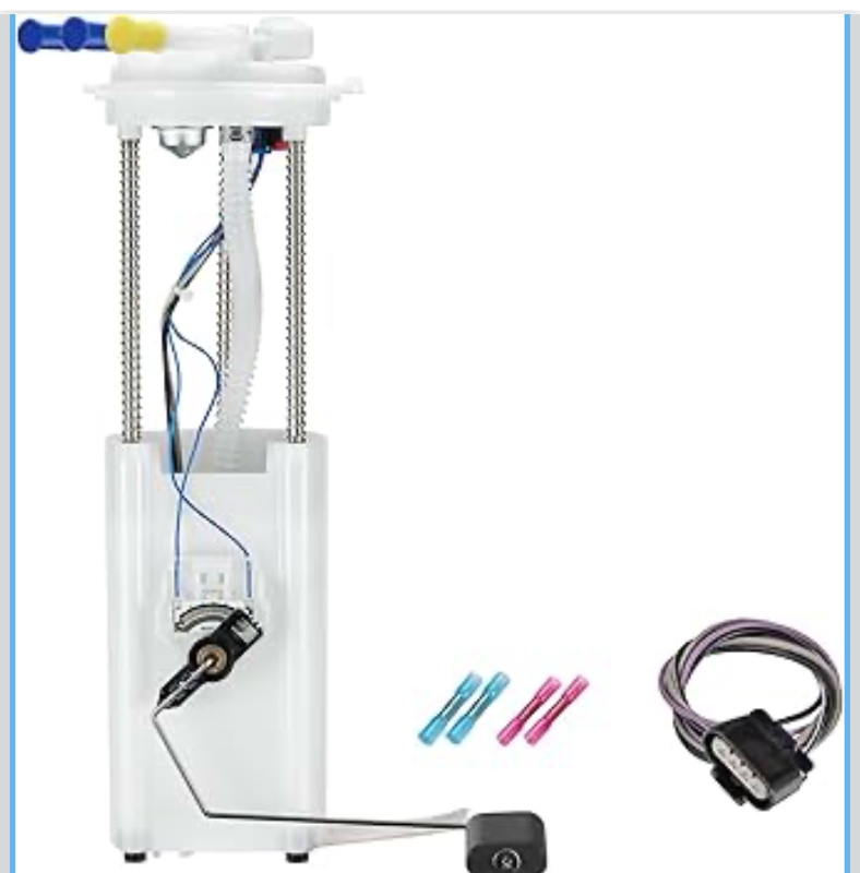 lot 4297 image: BDFHYK Eletric Fuel Pump Assembly E3954M Compatible with Chevrolet Blazer 1997 1998 1999 2000 2001 2002 V6 4.3L, Compatible with GMC Jimmy V6 4.3L 1997-2002, Replaces MU1755 - Retail $0