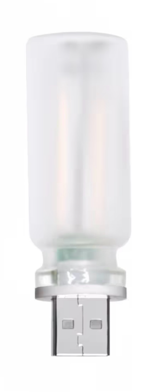 lot 4372 image: USB Retro Car Lamp, Touch-Control Portable LED Car Ambient Light, USB Powered Night Lights (Light Blue) - Retail $0