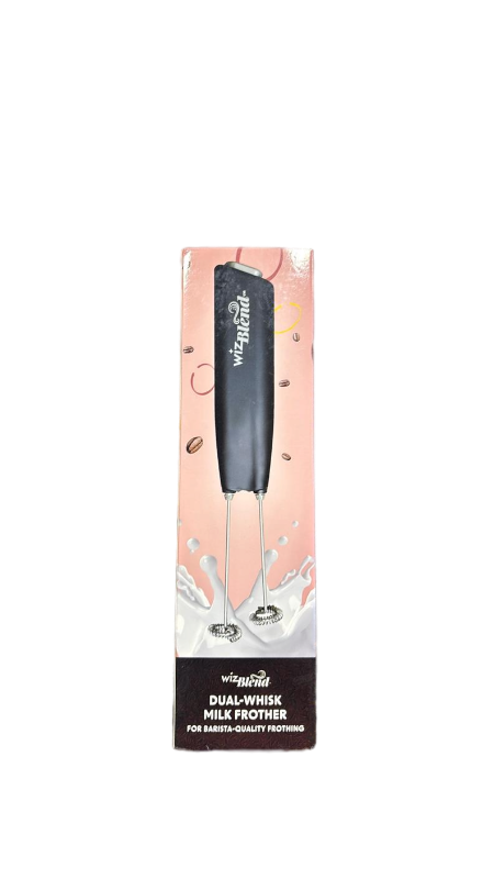 lot 4736 image: WizzKitd Dual-Whisk Milk Frother - Retail $15