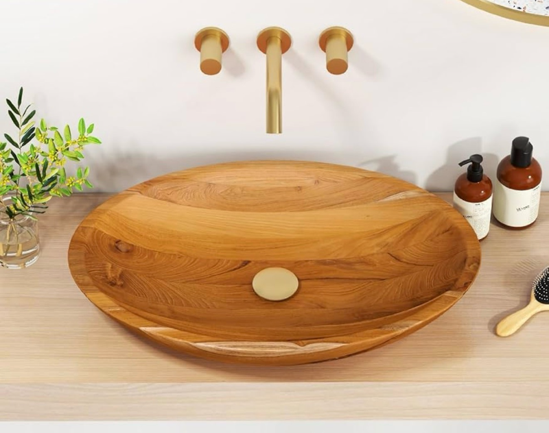 lot 8571 image: Tempered Glass Bathroom Vessel Sink Artistic Round Vanity Bowl Basin  - Retail $0