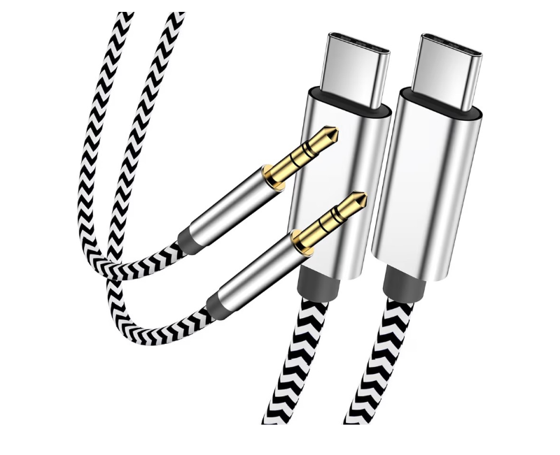 lot 2417 image: USB C to Aux Cord for iPhone 15,MFi Certified 2Pack USB C to 3.5mm Audio Aux Jack Headphone Car Stereo Nylon Braided Cable for iPhone1515Plus15Pro15Pro Max,iPad Pro to Car,Speakers(3.3FT) - Retail $0