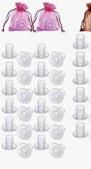 lot 3518 image: EONTAB 10 Pairs Grass High Heel Protectors for Walking on Grass and Uneven Floor, Heel dip Plug Womens Wedding Shoes (L-Code) - Retail $0