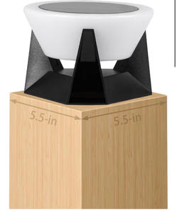 lot 4779 image: MVBT Solar Post Cap Lights, 4.7 Outdoor Solar Lamp 1 Pack, Fence Column Light Waterproof for Outside 5x5 6x6 Vinyl Wood Posts, Deck Garden Patio Yard Table Lantern 3000K Pillar Landscape Lighting