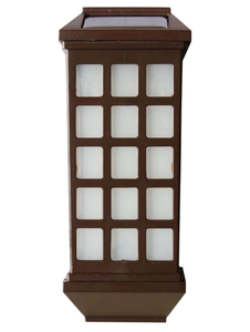 lot 4808 image: OSALADI Extended Solar Wall Lights Outdoor Waterproof Led Solar Wall Mounted Lights with Auto on Off Light Sensor for Patio Yard Driveway Garden Security