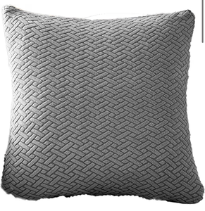 lot 4816 image: Yoovat Throw Pillow Covers Couch Pillows Covers Wear-Resistant Universal Stretch for Couch Home Living Room Decor (Texture-Gray,Pillow Cover 16x16 inch)