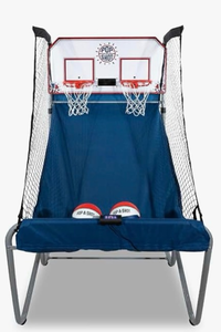 lot 1010 image: Pop-A-Shot Dual Shot Basketball Arcade Game (will need to be disassembled) - Retail $150