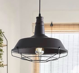lot 1011 image: Farmhouse industrial light set of 6 - Retail $0