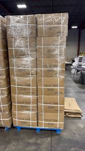 lot 1020 image: Pallet of Surgical Masks BFE��99% Bulk Lot (36 boxes, 2000 per box) 72,000 masks per pallet  - Retail $500