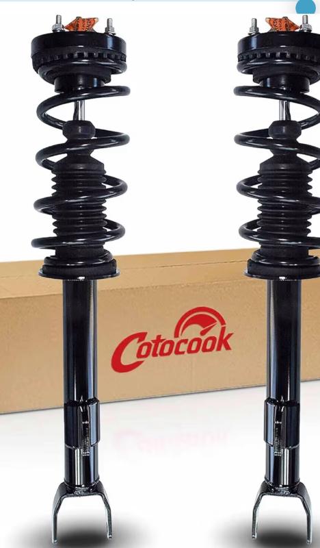 lot 4460 image: Pair of Front Complete Struts Assembly with Coil Spring, Compatible with Chrysler 300 2011-2023  Dodge Challenger 2011, Shock Absorbers, Replacement for 572665 - Retail $0