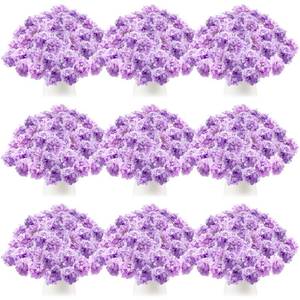 lot 1397 image: Tigeen 100 Pcs Hydrangea Artificial Flowers Bulk 7.48 Inch Artificial Hydrangeas with Removable Stems Faux Flowers Wedding Decor for Home Garden Party Decoration DIY Project (Lavender)
