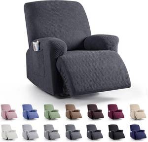 lot 1372 image: KinCam 3-Piece Stretch Recliner Chair Slipcovers