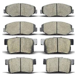 lot 1421 image: DYZJKWJW D536 D914 Front Rear Ceramic Brake Pads Set Fit For 2002-2004 Honda CR-V,For 2003-2011 Honda Element (8 pcs)