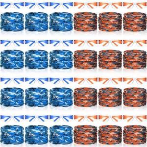 lot 1425 image: Xtinmee 48 Pcs Gun Party Supplies for Boy and Girls Includes Safety Glasses and Face Mask for Children Birthday Party Favors Teams Accessories(Blue,Red)