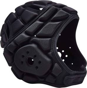 lot 1451 image: COOLOMG Softshelled Football Helmet 7v7 Soft Shell Flag Football Helmet Rugby Padded Headgear Soccer Goalie Goalkeeper Head Protector for Youth
