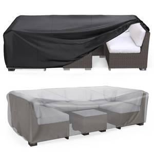 lot 1505 image: Heavy Duty Patio Furniture Covers Waterproof, Mrrihand Patio Furniture Outdoor Sectional Sofa Set , Patio Table and Chair Set Cover 89.7Lx62.2Wx28.3H