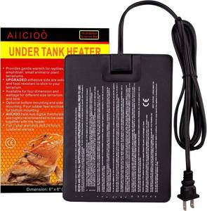 lot 1508 image: Aiicioo Reptile Heating Pad - Hermit Crab Heater Heat Mat for Reptiles Snake Lizard Terrarium 8 Watt