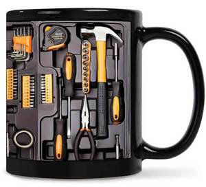 lot 1513 image: Tool Box Coffee Mug Toolbox Mechanic Mug Unique Ceramic Cup Gift Coffee Cup Double-sided Design