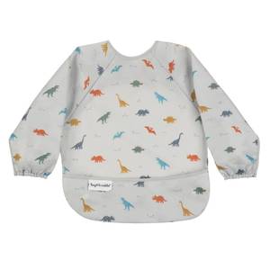 lot 1518 image: Tiny Twinkle Long Sleeve Bib for Babies &amp Toddlers  Waterproof Smock Bib for Eating  Machine Washable &amp Mess-Proof Feeding Essentials  Newborn Shower Gift (Dinosaur, 6-24M)