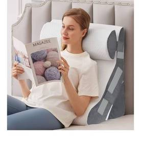 lot 1564 image: MEGCXIT 3PCS Bed Wedge Pillow for Headboard,