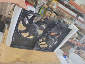 lot 1567 image: Car Dual Radiator Condenser Cooling Fan