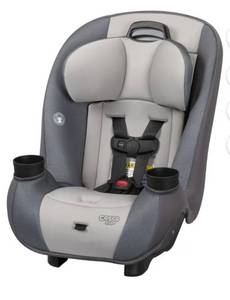 lot 1589 image: Cosco Kids Entrada Infant and Toddler Convertible Car Seat, Shady Day, Grey