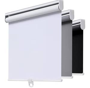 lot 1598 image: AOSKY Cordless Roller Shades Blackout Blinds for Windows Room Darkening Rolled Up Shades with Spring System, UV Protection Window Shades Door Blinds for Home and Office (24 W x 72 H,White)