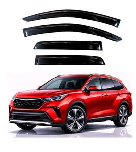 lot 1607 image: KPY Rain Guards Fit for 2020-2026 Toyota Highlander, Out-Channel Window Visors Vent Wind Deflectors 4PC, Car Accessories for 20-26 Highlander