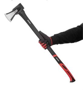 lot 1663 image: INTERTOOL 36-Inch Wood Splitting Maul  Heavy Duty Axe for Firewood Logs 