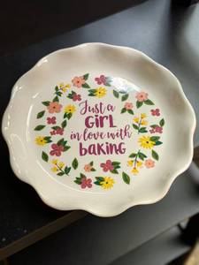 lot 1205 image: Ashland Spring Peach Decorative Plate