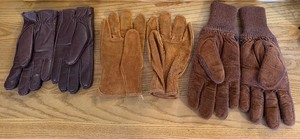 lot 26 image: Lot of Leather Gloves  Assorted Colors and Styles