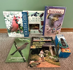 lot 8 image: Birding Books, Backyard Bird Guides & Monocular Lot