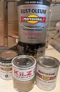 lot 50 image: Rust-Oleum Professional Enamel & Kilz Primer Lot
