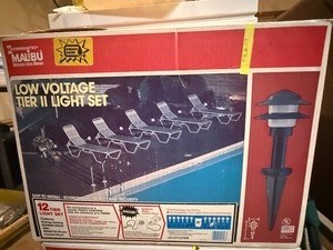 lot 55 image: Intermatic Malibu Low Voltage Tier Light Set - NIB