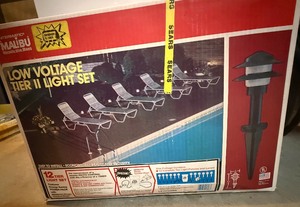 lot 56 image: Intermatic Malibu Low Voltage Tier Light Set - NIB