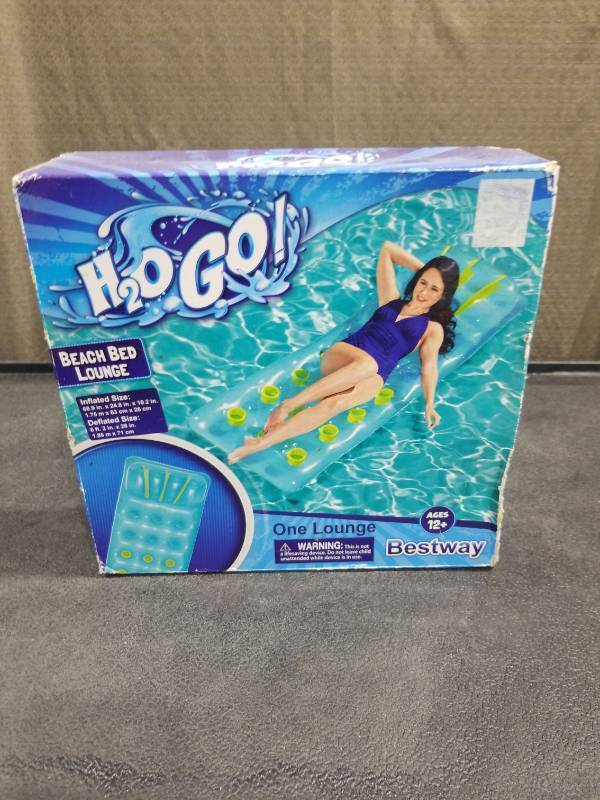 lot 4603 image: Bestway H2O GO Beach Bed Lounge Float