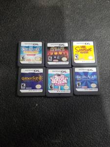 lot 1264 image: Nintendo DS Game Bundle 6 Titles Cartridge Collection