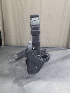lot 1269 image: Black Tactical Drop Leg Holster