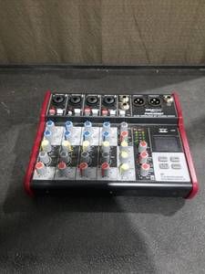 lot 1275 image: Pyle Pro PMXU66BT 6-Channel Bluetooth Audio Mixer No Adapter