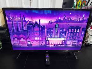lot 3596 image: ONN 32 Inch Roku TV LED Television with Remote
