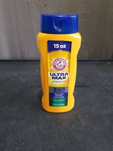 lot 3673 image: Arm & Hammer Ultra Max 3-in-1 Body Wash Shampoo Conditioner 15oz