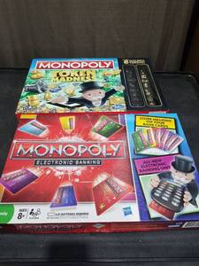 lot 3698 image: Monopoly Electronic Banking Board Game Bundle