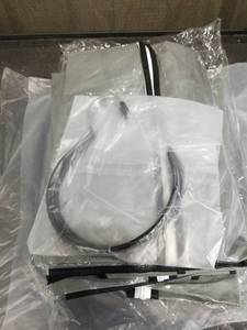 lot 3718 image: 3 GARMENT BAGS FOR STORAGE OF CLOTHES WITH 2 HANGING HOOKS