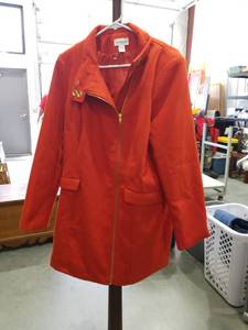 lot 3739 image: George Womens Orange  Coat Size 16