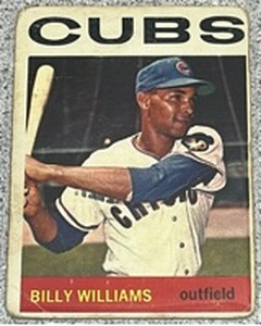 lot 122 image: 1964 Topps Baseball Card #175 - Billy Williams Chicago Cubs