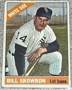 lot 130 image: 1966 Topps Baseball Card #590 - Bill Skowron