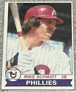 lot 168 image: 1979 Topps Baseball Card #610 - Mike Schmidt
