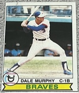 lot 171 image: 1979 Topps Baseball Card #39 - Dale Murphy Atlanta Braves